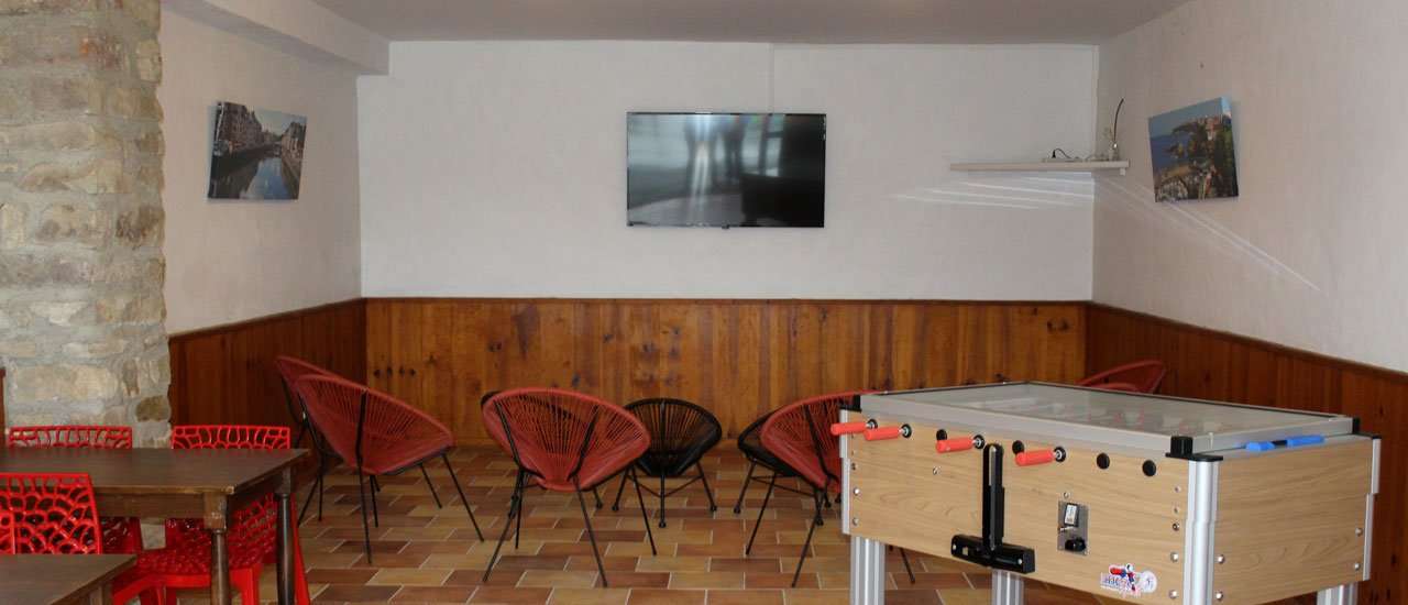 Salle TV Camping Saint-Pée-sur-Nivelle