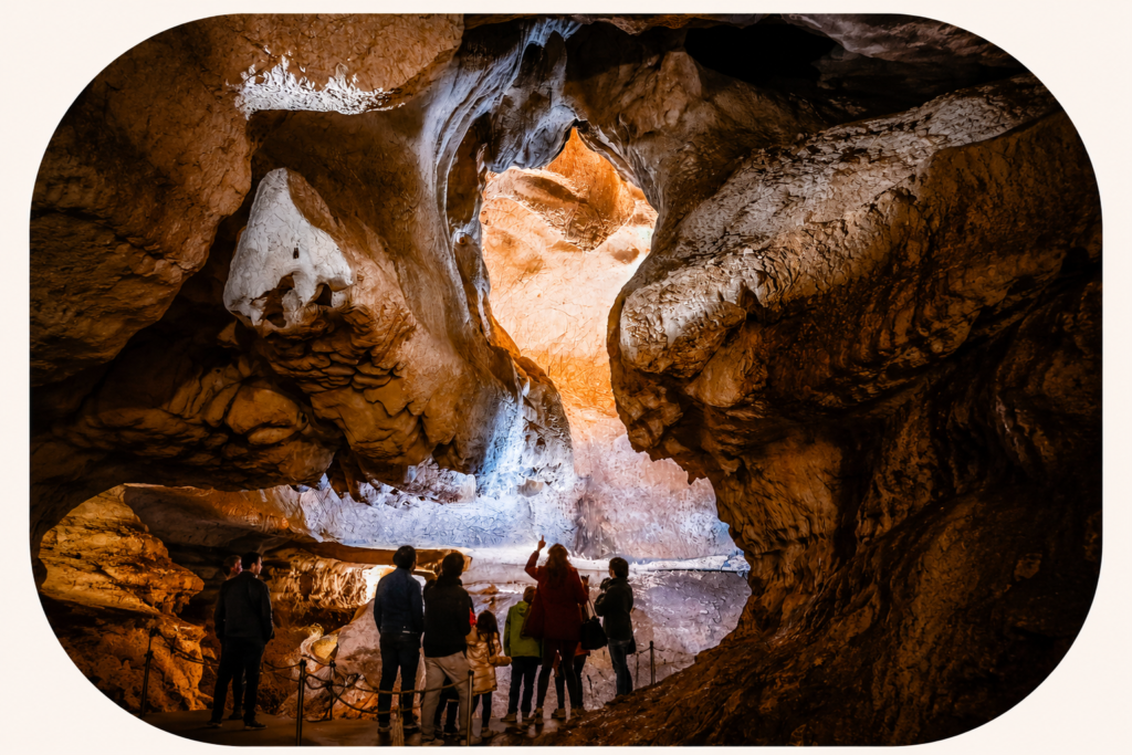 Visite guidée des Grottes de Sare au Pays Basque près du Camping Antton